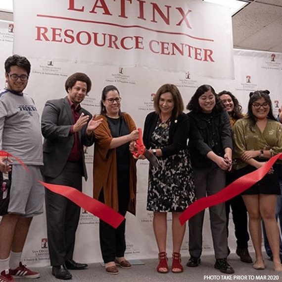 latinx resource center grand opening ribbon cutting